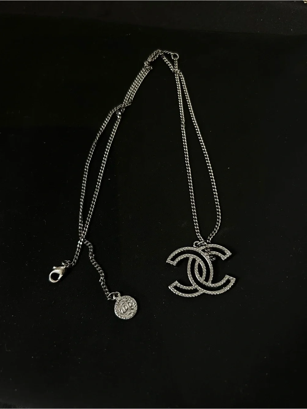 CHANEL elegant silver